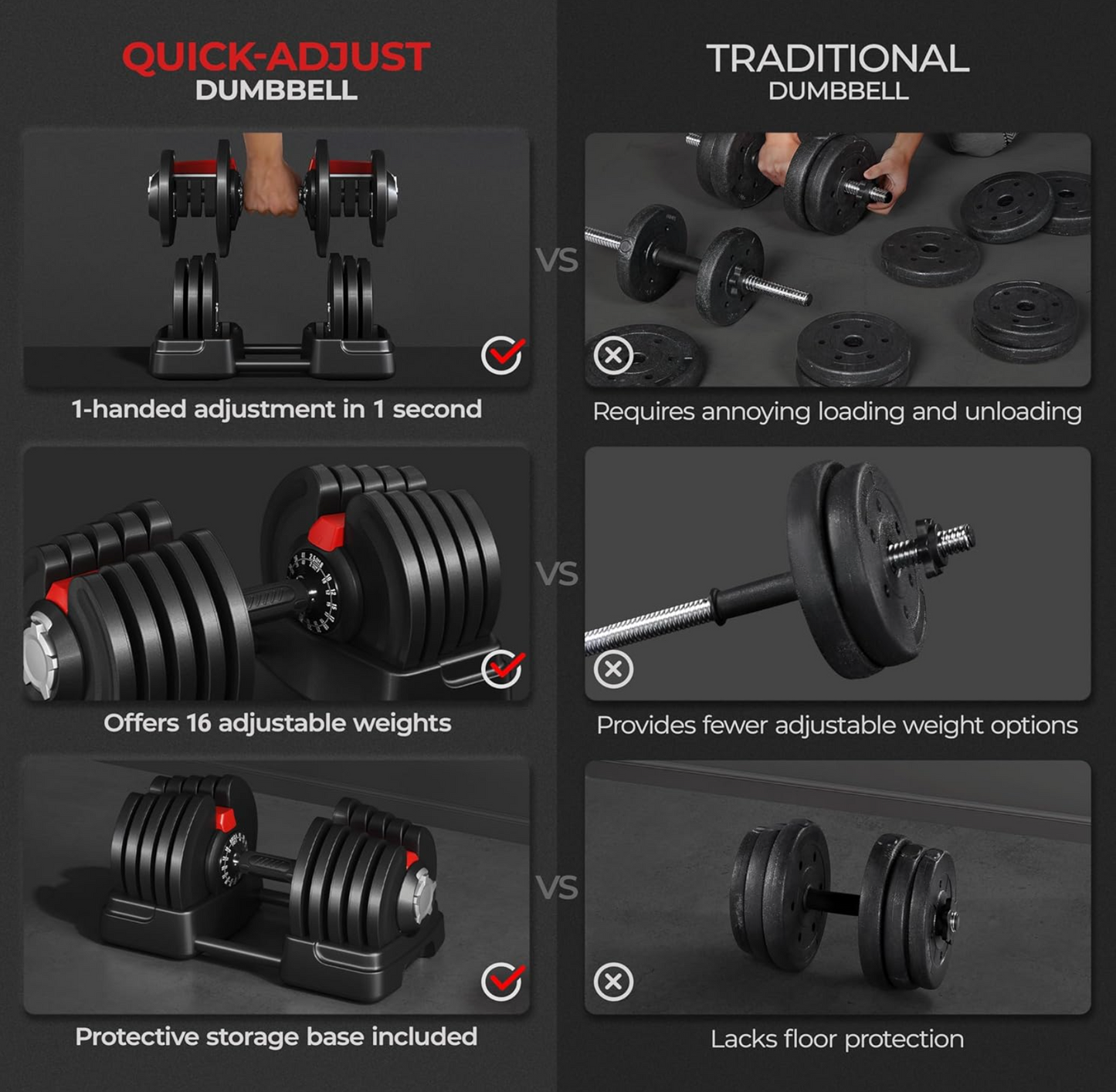 40KG Adjustable Dumbbell & Barbell. 2-in-1